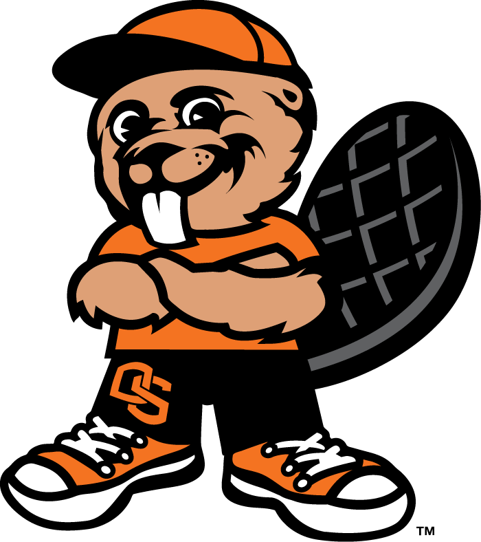 Oregon State Beavers 2007-Pres Mascot Logo t shirts DIY iron ons